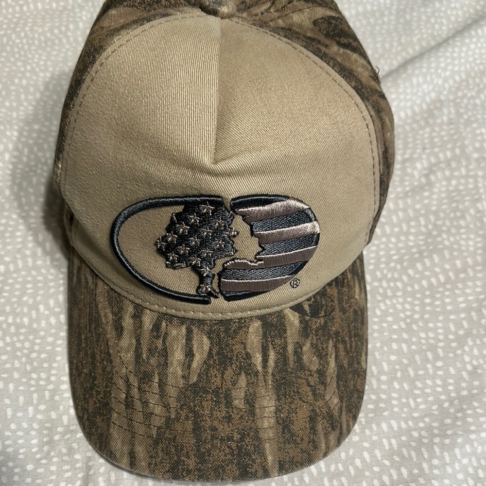 Camo Baseball Cap with Tree Logo